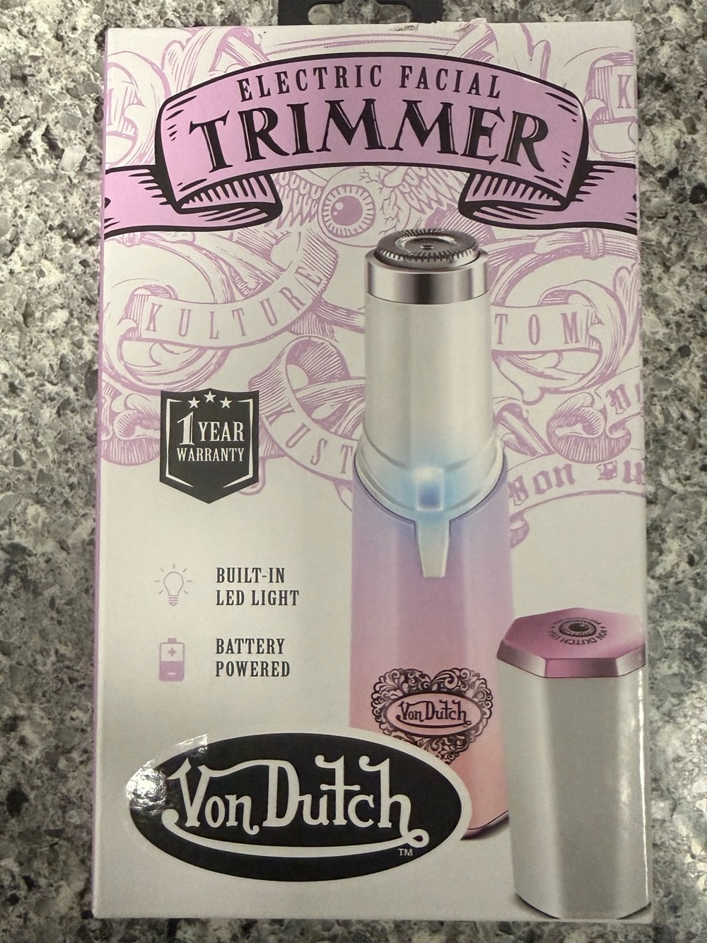 Von Dutch Gradient Facial Trimmer - Pink & White
